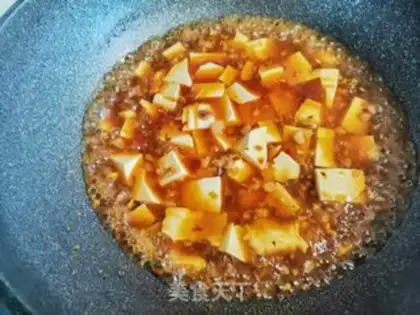 Make Red burning lactone tofu step 6