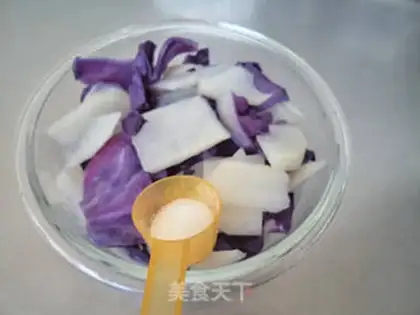 Make ♪ Purple radish ♪ step 6