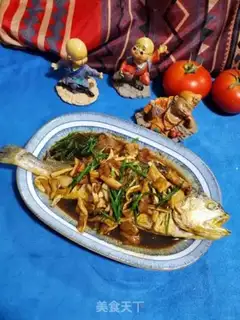 Make Scrambled radish and veggie fish step 16