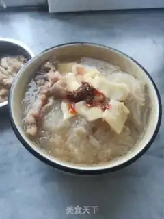 Make A radish fan of lamb soup step 0