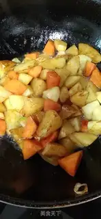 Make Beef roasted potato carrots step 4