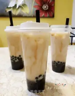 Make Dirty milk tea step 9