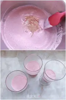 Make No strawberry jelly pudding step 2