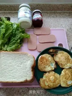 Make Lettuce lunch sandwich step 0