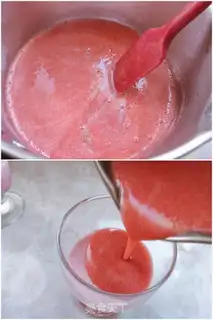 Make No strawberry jelly pudding step 3