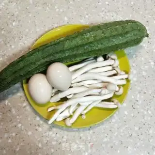 Make Smelt mushroom and egg bouquet step 0