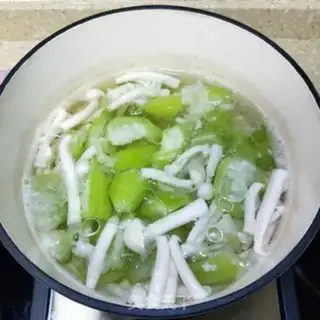 Make Smelt mushroom and egg bouquet step 5