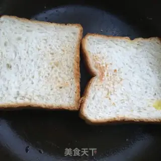 Make Egg open sandwich step 6