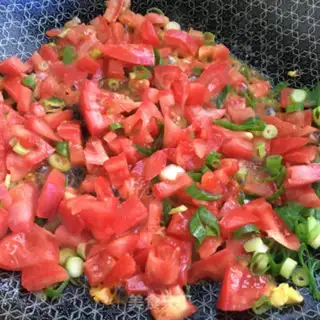 Make Shrimp ham noodles step 5