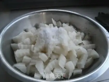 Make Spicy radish step 2