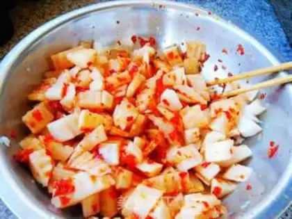 Make Spicy radish step 7
