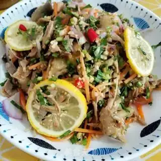 Make Lemonhand tore chicken step 4