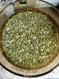 Make Green bean cake step 0