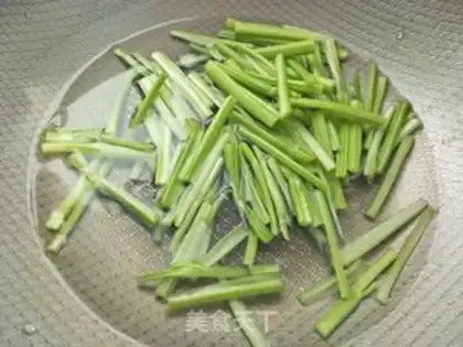Make Celery egg silk step 2