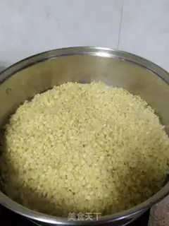 Make Green bean cake step 4