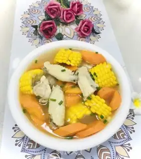 Make Carrot corn chicken soup step 6