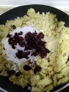 Make Green bean cake step 10