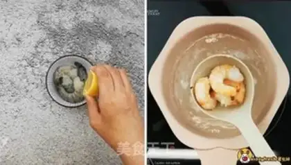 Make Shrimp noodles step 1
