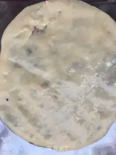 Make Snack pie in front of the car step 21
