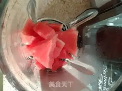 Make Watermelon juice step 1
