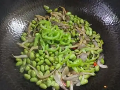 Make Mushrooms burning beans step 10