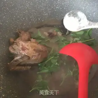 Make Creaming pigeon soup step 6