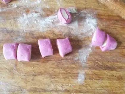 Make Colour dumplings step 2