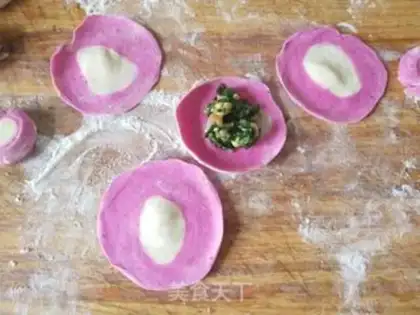 Make Colour dumplings step 3