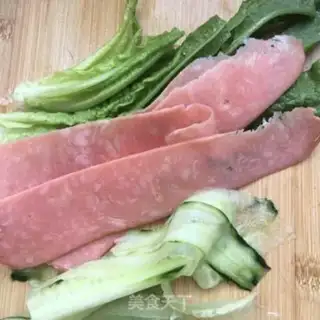 Make Ham intestinal claws step 1