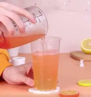 Make Peach lemon green tea step 6