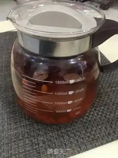 Make Peach lemon green tea step 7