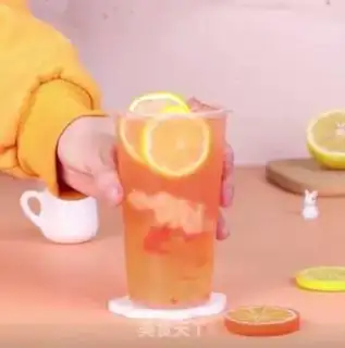 Make Peach lemon green tea step 8