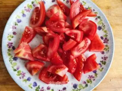 Make Yogurt tomatoes step 0