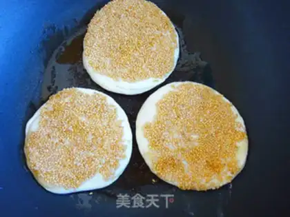 Make A sesame pancakes step 10