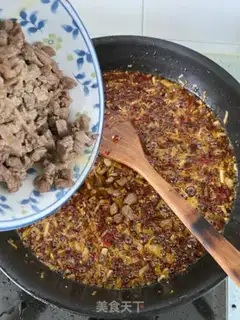 Make Spicy beef sauce step 12