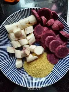 Make Potato mountain rice step 0