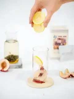 Make Peaches for tea step 1