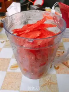 Make Fresh watermelon juice step 1