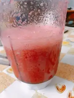 Make Fresh watermelon juice step 2