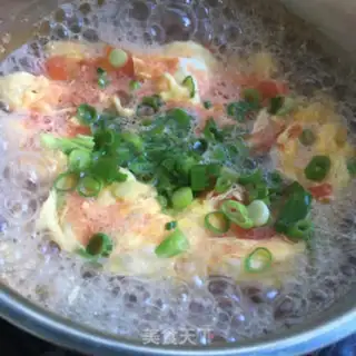 Make Low fat tomato egg soup step 7