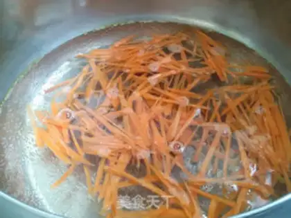 Make Golden pins and mushrooms and carrots step 2