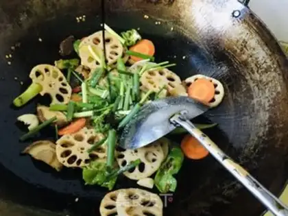 Make Dry pots and vegetables step 7