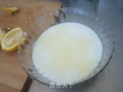 Make Lemon milk ice cream step 3