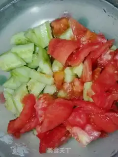 Make Cool cucumber step 1