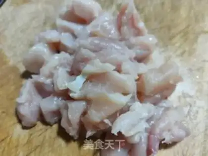 Make Double-eared chicken step 1