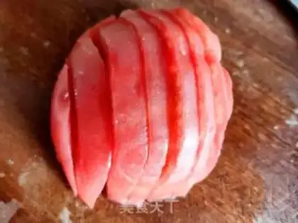 Make Ice cream tomatoes step 1