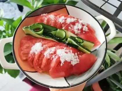 Make Ice cream tomatoes step 6