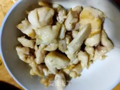 Make Double-eared chicken step 11