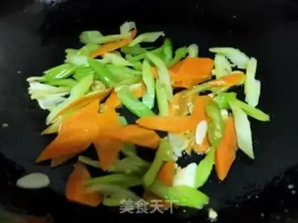 Make Double-eared chicken step 14