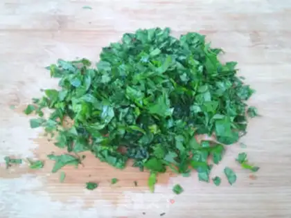 Make Celery leaves step 3